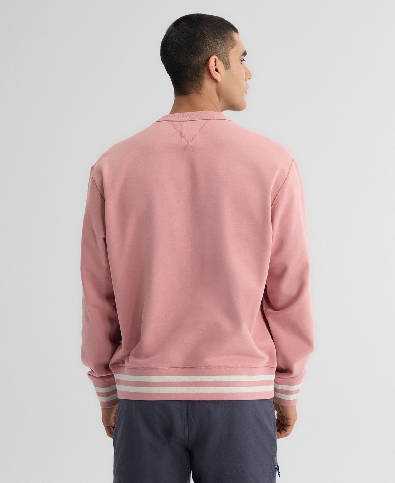 Men's Los Angeles Dodgers Iconic Relaxed-Fit Long-Sleeve Crewneck Sweatshirt