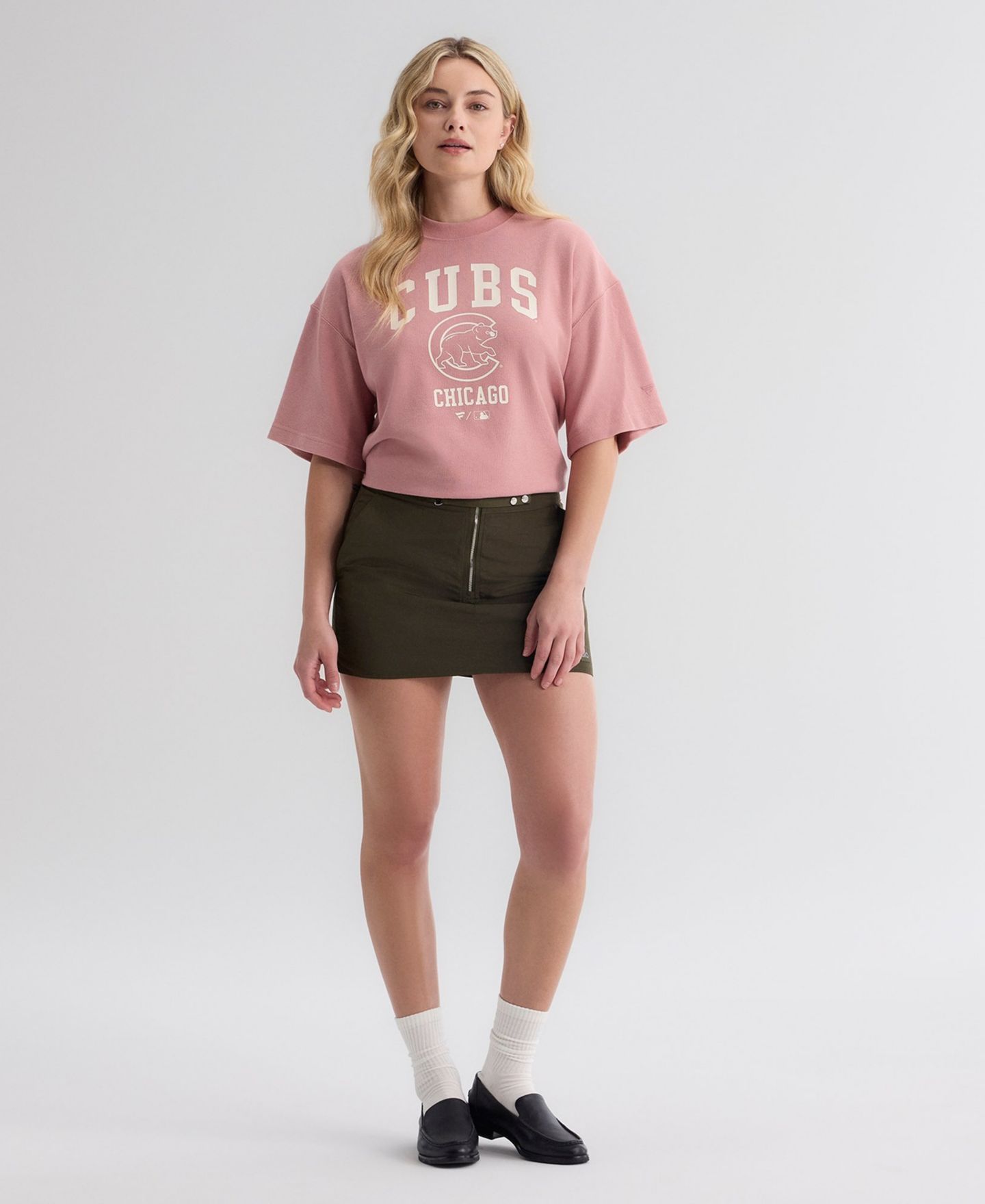Женская футболка Fanatics Chicago Cubs Boxy Double-Face Rib — фото 4