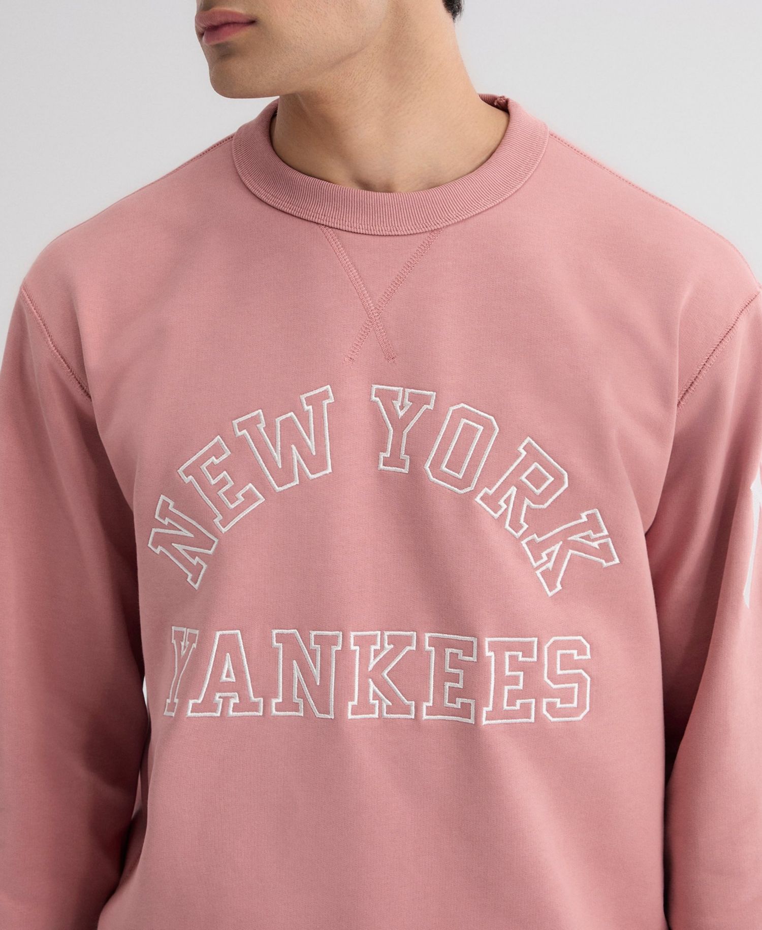 Men's New York Yankees Iconic Collection Relaxed-Fit Pullover Crewneck Sweatshirt
