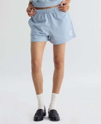 Women's Chicago Cubs High-Rise Terry Track Shorts, 3" Inseam
