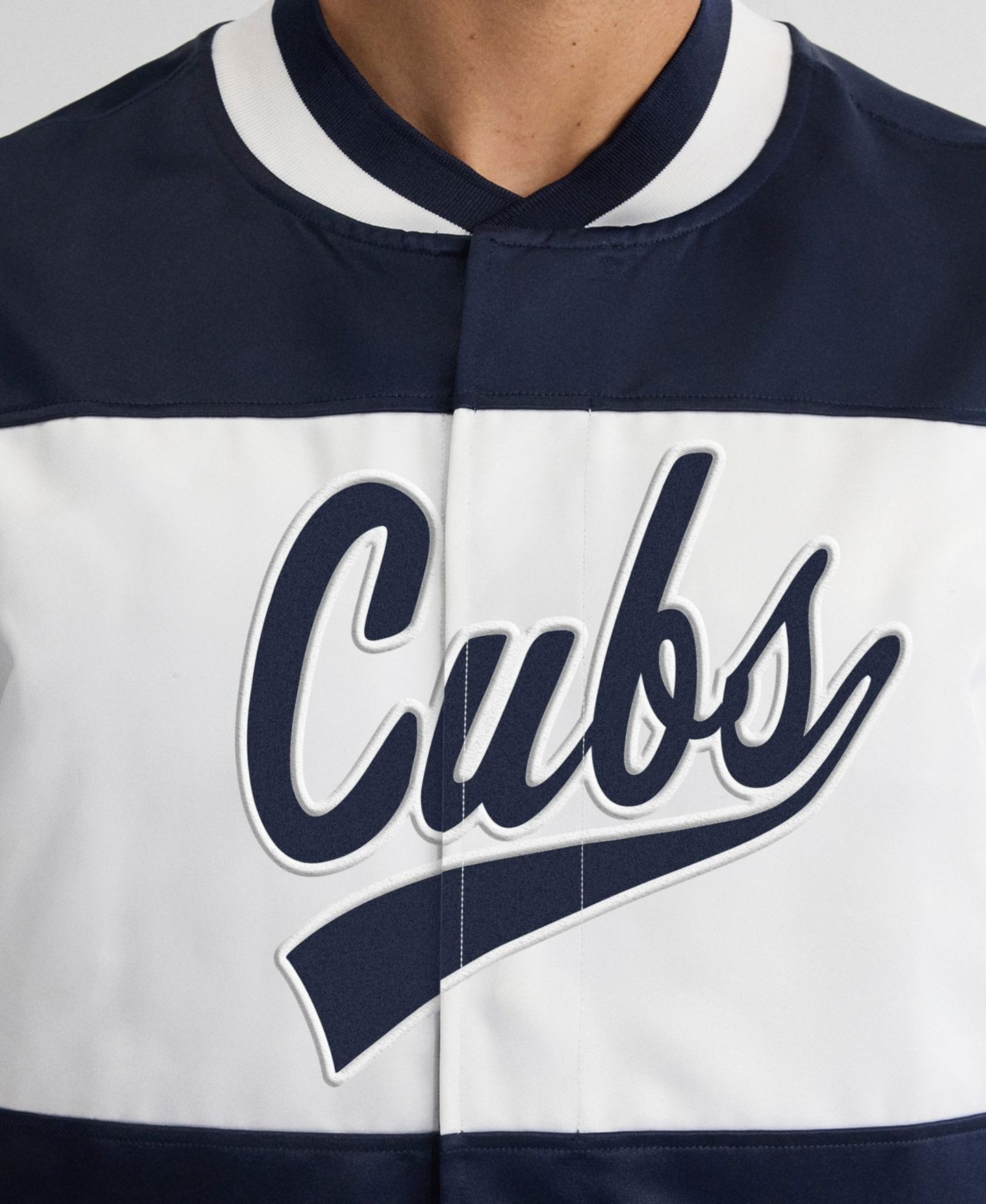 Мужская куртка Fanatics Chicago Cubs Iconic Full-Snap Satin — фото 9