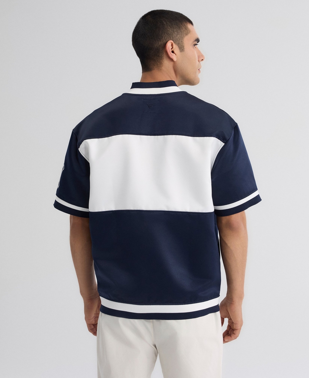 Fanatics Men's New York Yankees Iconic Full-Snap Satin Relaxed-Fit Jacket