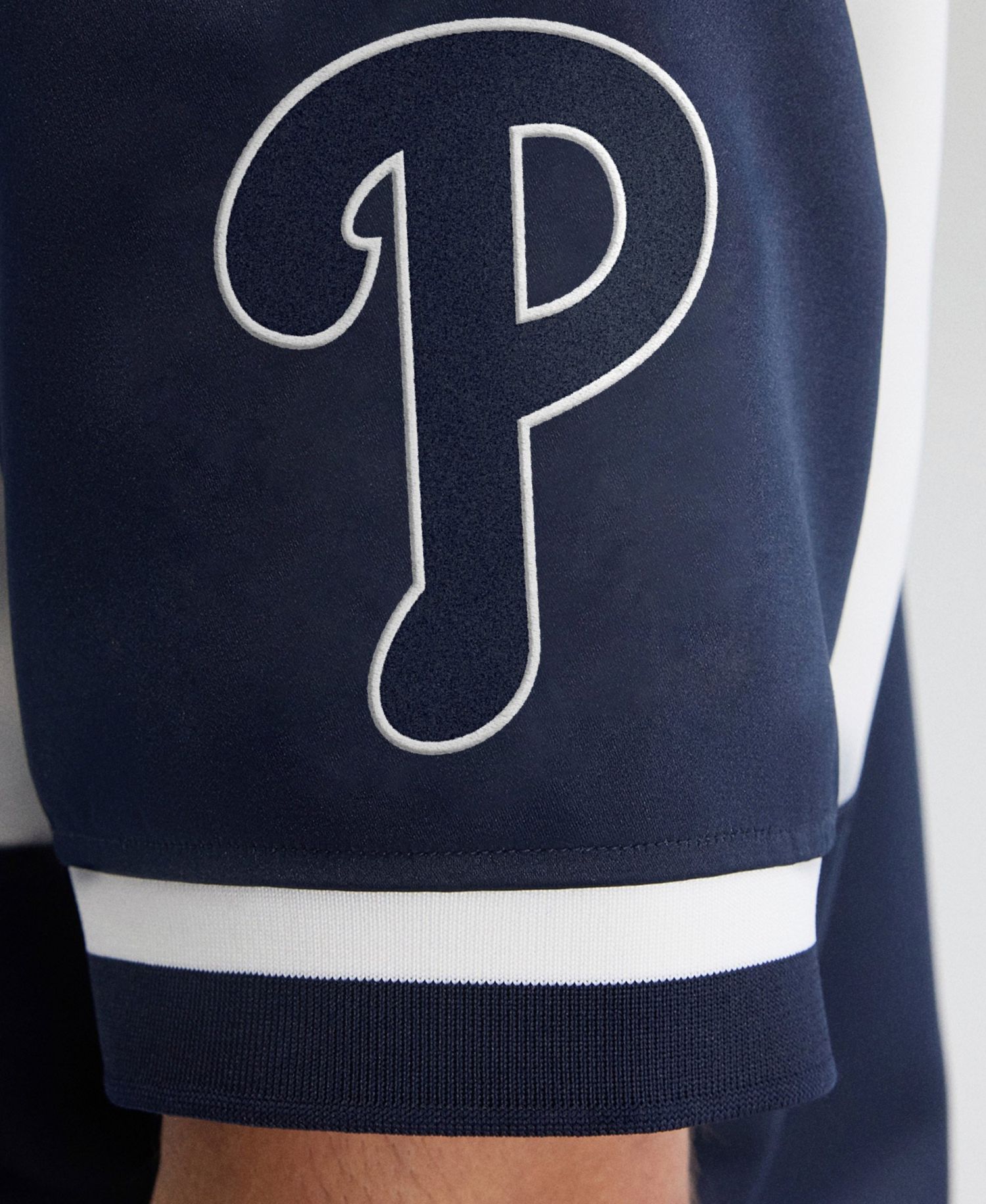 Men's Philadelphia Phillies Iconic Satin Warm-Up Jacket