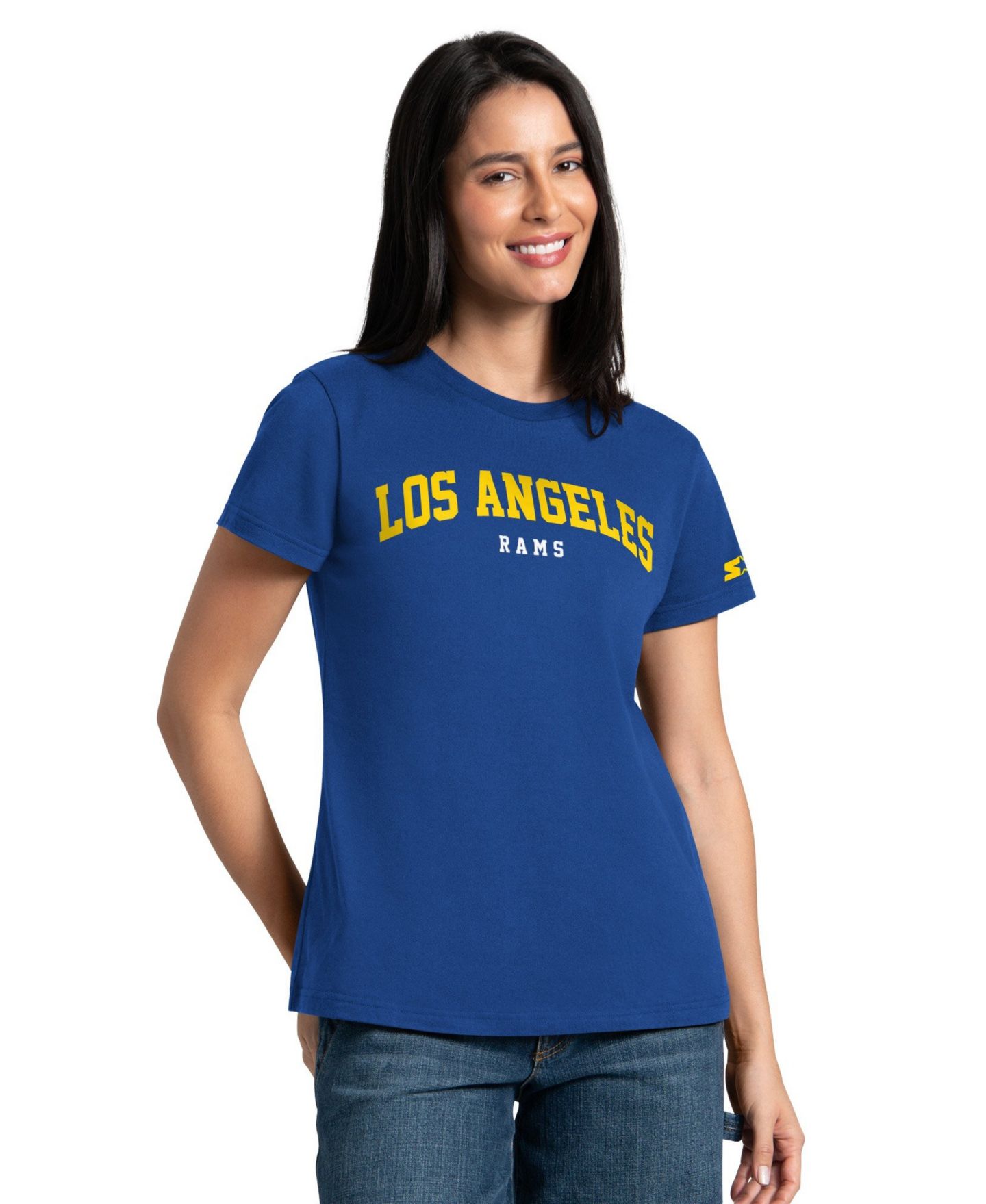 Женский комплект Starter 2-Piece Los Angeles Rams Screen Print Graphics T-Shirts Set — фото 2