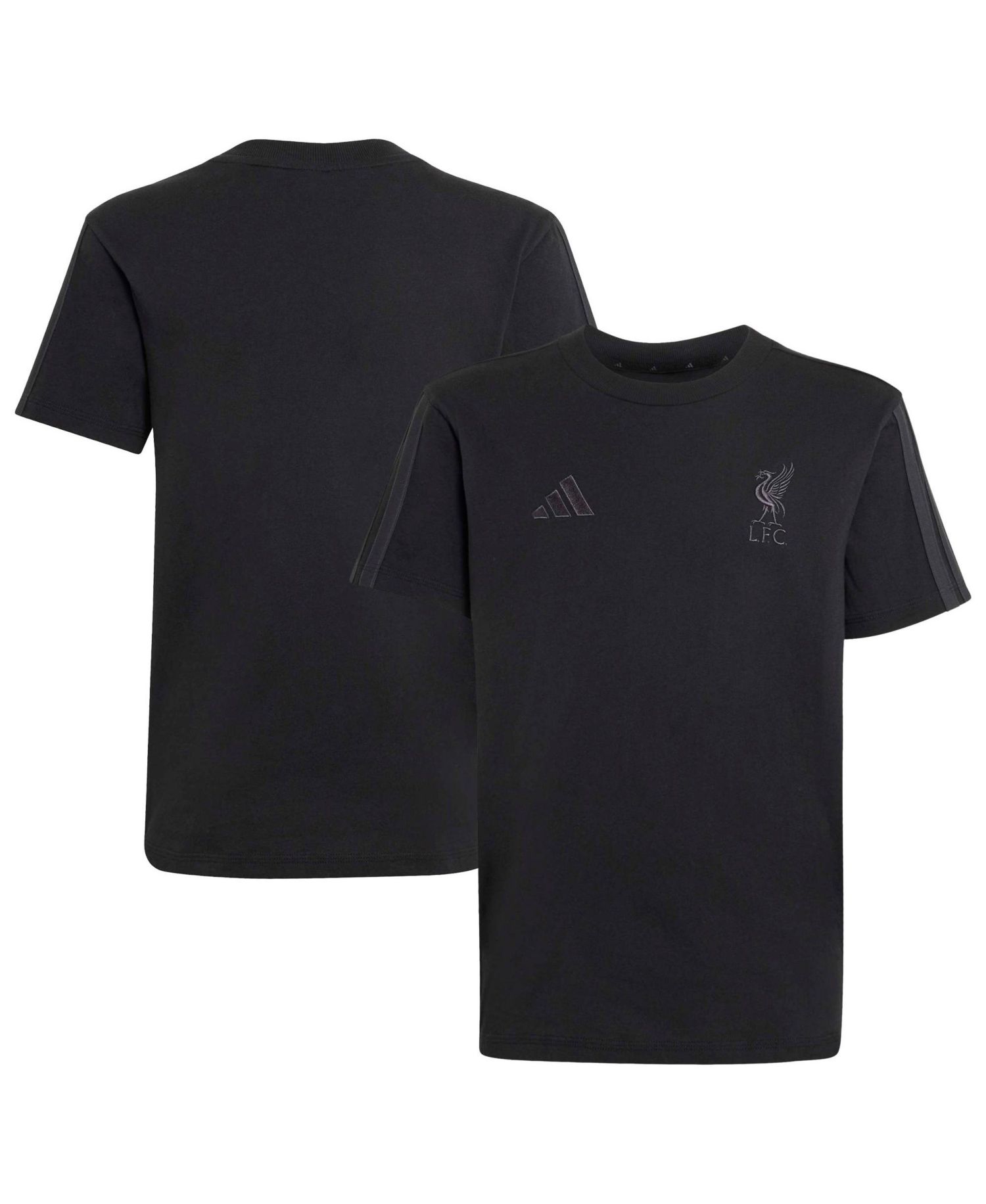 Boys' and Girls' Liverpool Embroidered Club Crest T-Shirt