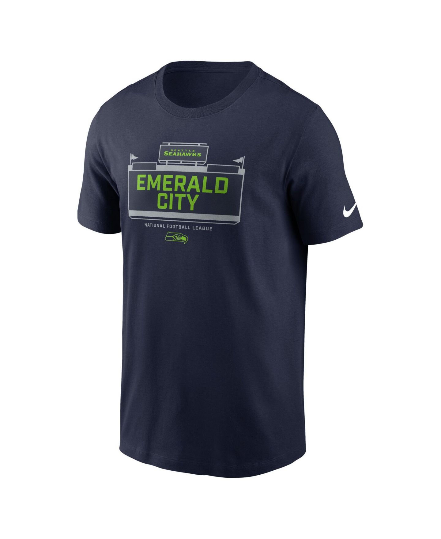 Мужская футболка Nike Seattle Seahawks Primetime Wordmark Essential — фото 2