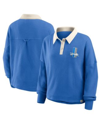 Women's Detroit Lions Oversized Thermal Long-Sleeve Shirt