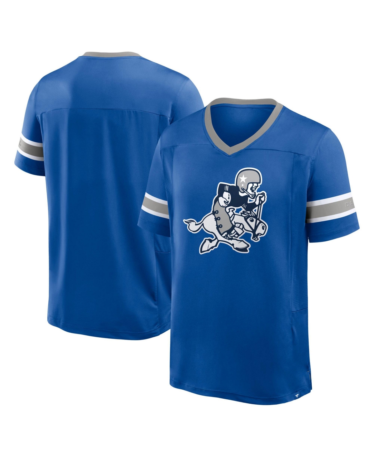Fanatics Men's Dallas Cowboys Hometown Premium Hashmark Short-Sleeve V-Neck T-Shirt - Royal