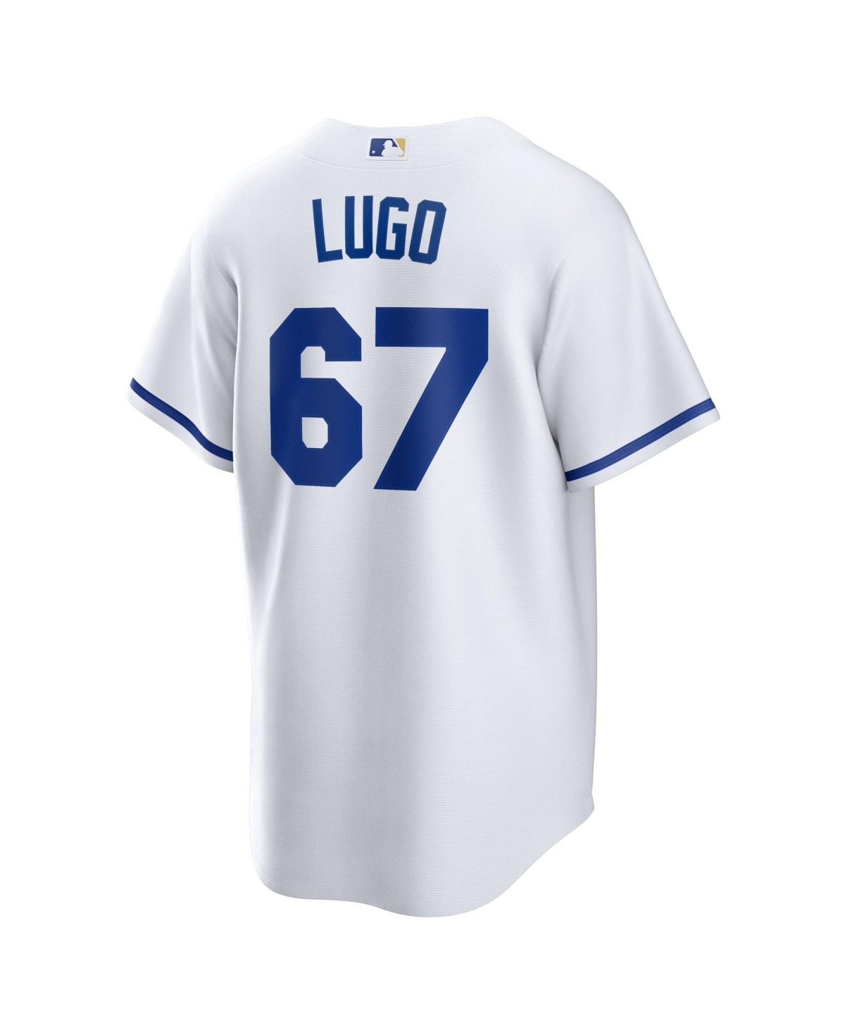 Nike Men's Kansas City Royals Seth Lugo Home Replica Short-Sleeve Classic-Fit V-Neck Jersey