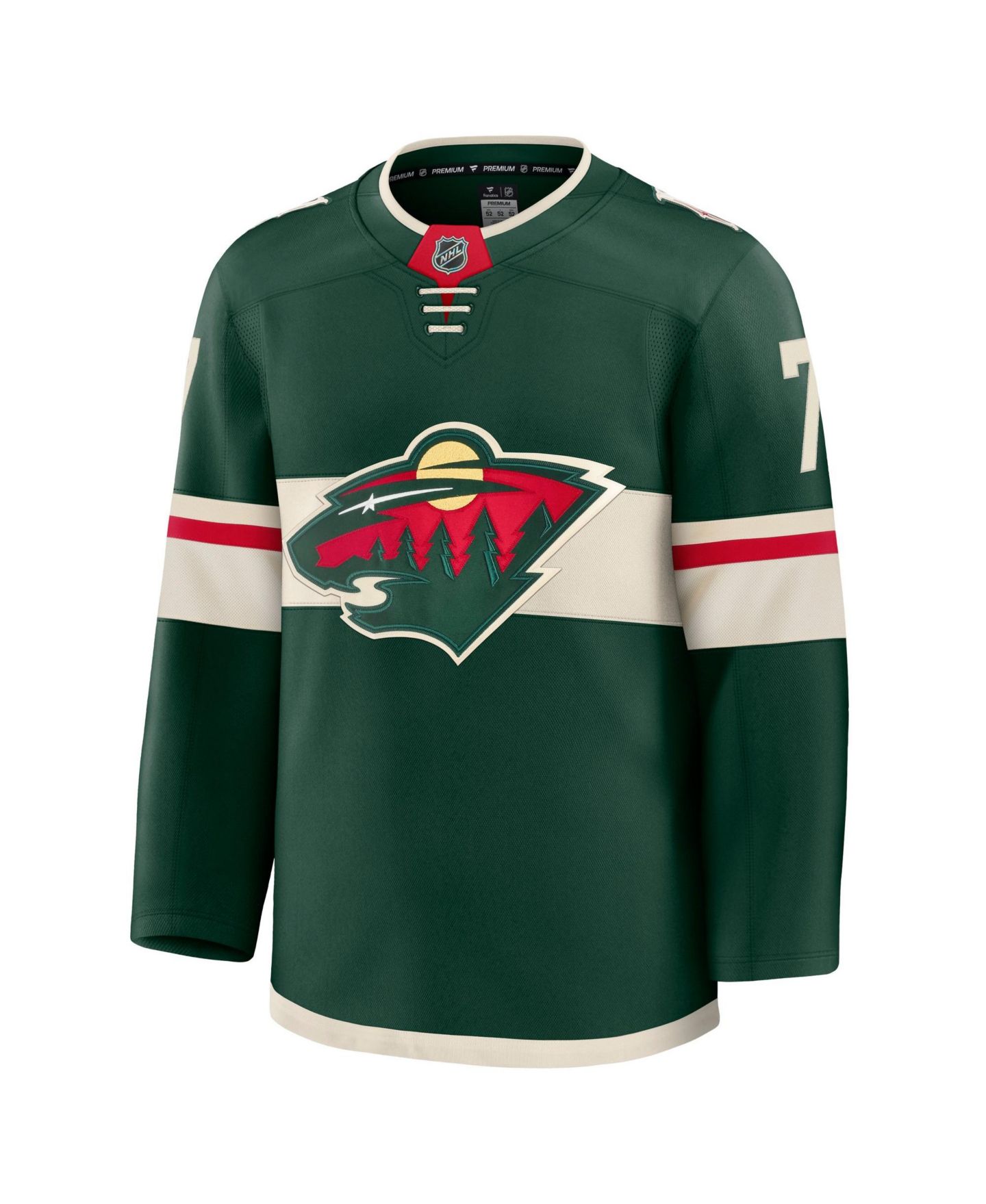 Мужской топ Fanatics Minnesota Wild Brock Faber Anniversary Premium Jersey — фото 5