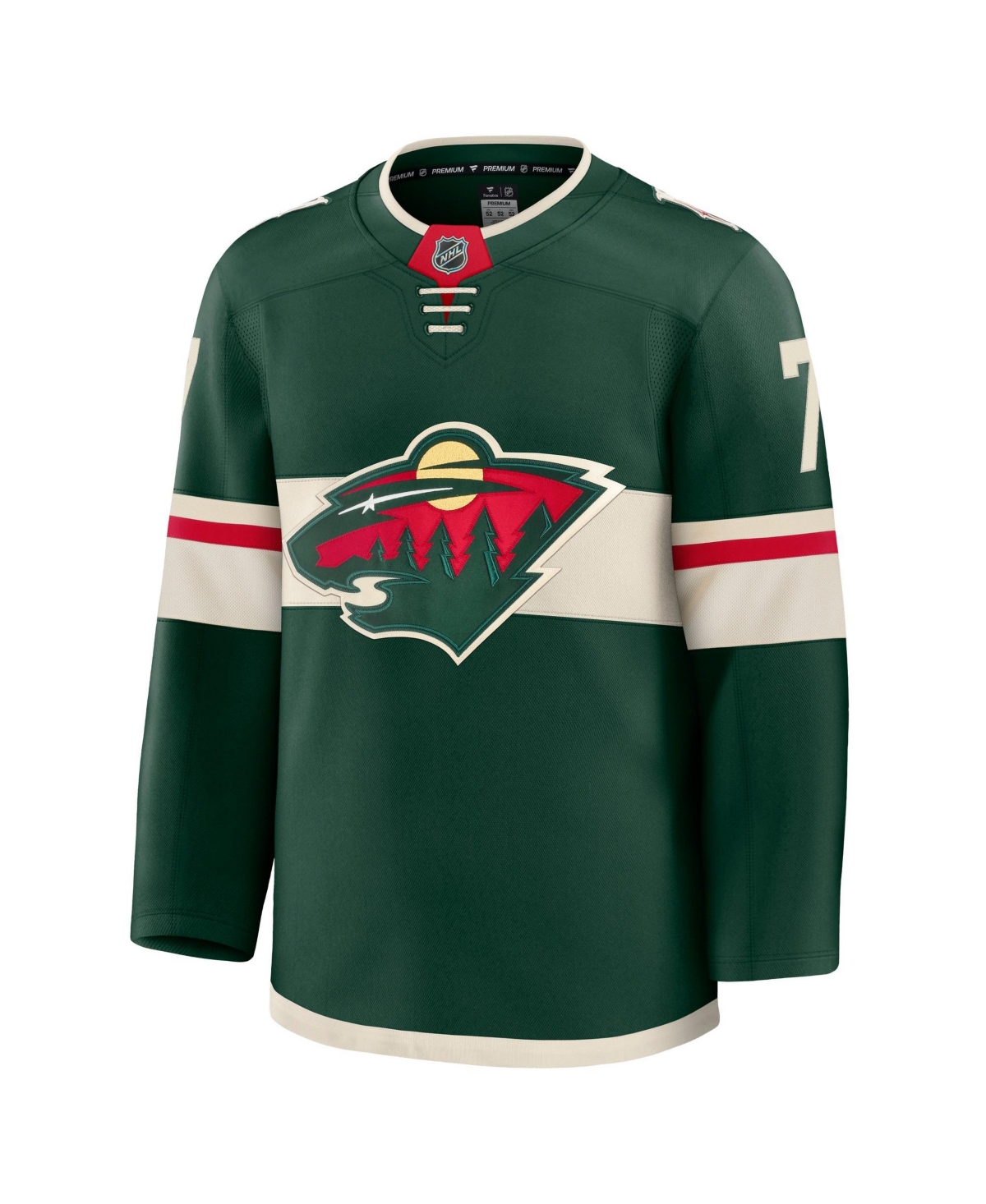 Fanatics Men's Minnesota Wild Brock Faber Premium Long-Sleeve Jersey