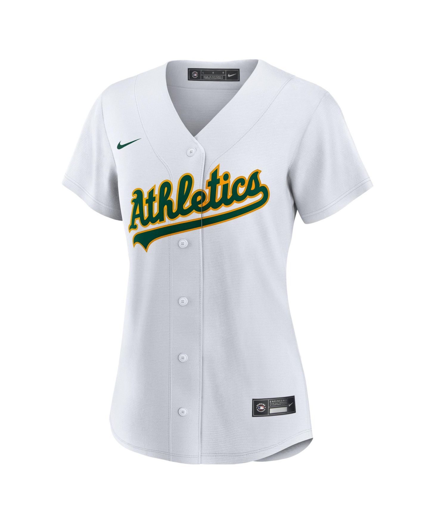 Женское джерси Nike Women's Oakland Athletics 1 Mom Home Replica Short-Sleeve Jersey — фото 2