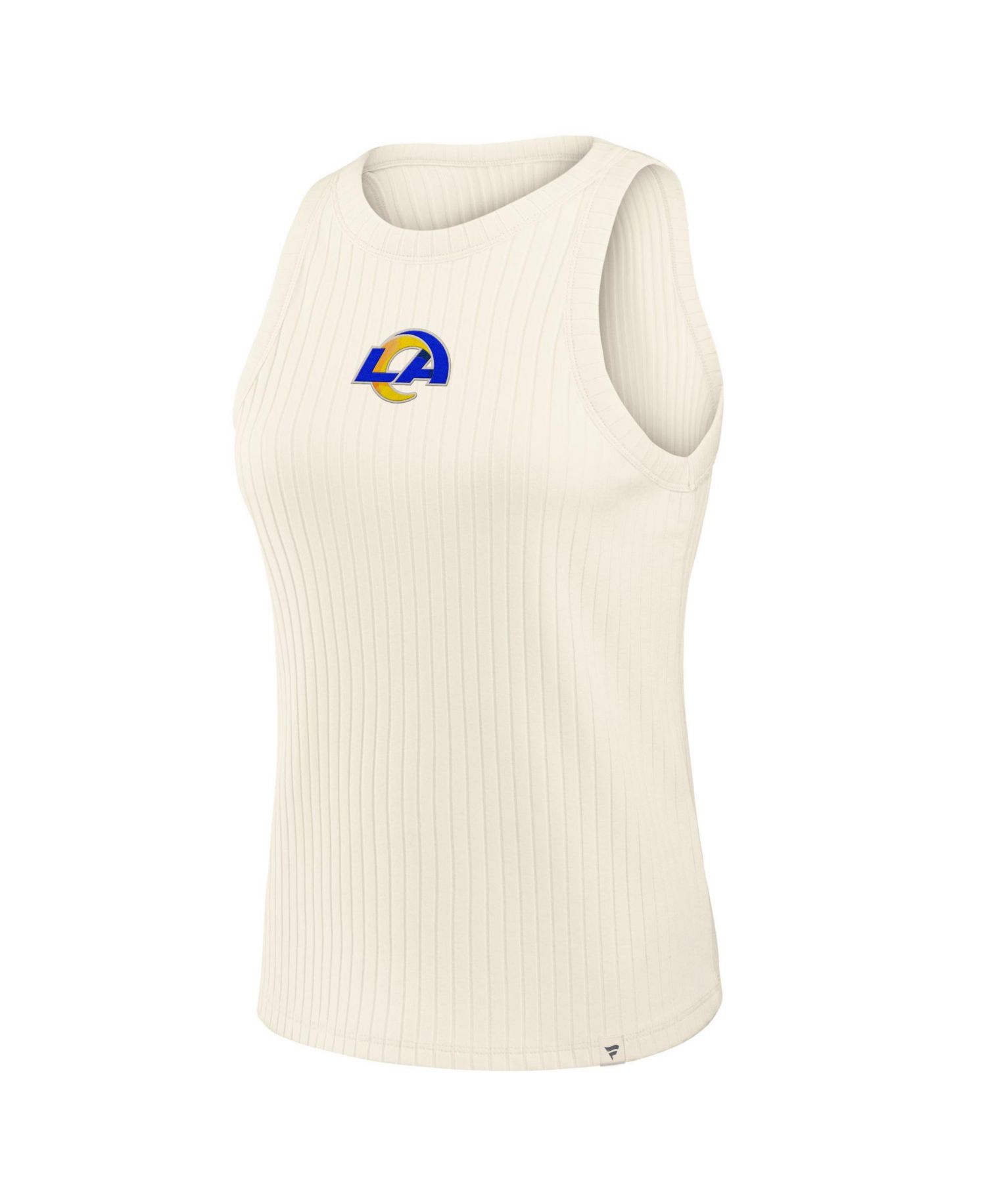 Women's Los Angeles Rams Star Play Ribbed Sleeveless Tank Top