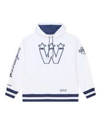 Men's Washington Capitals Adjustable-Drawstring Embroidered-Graphics Pullover Hoodie