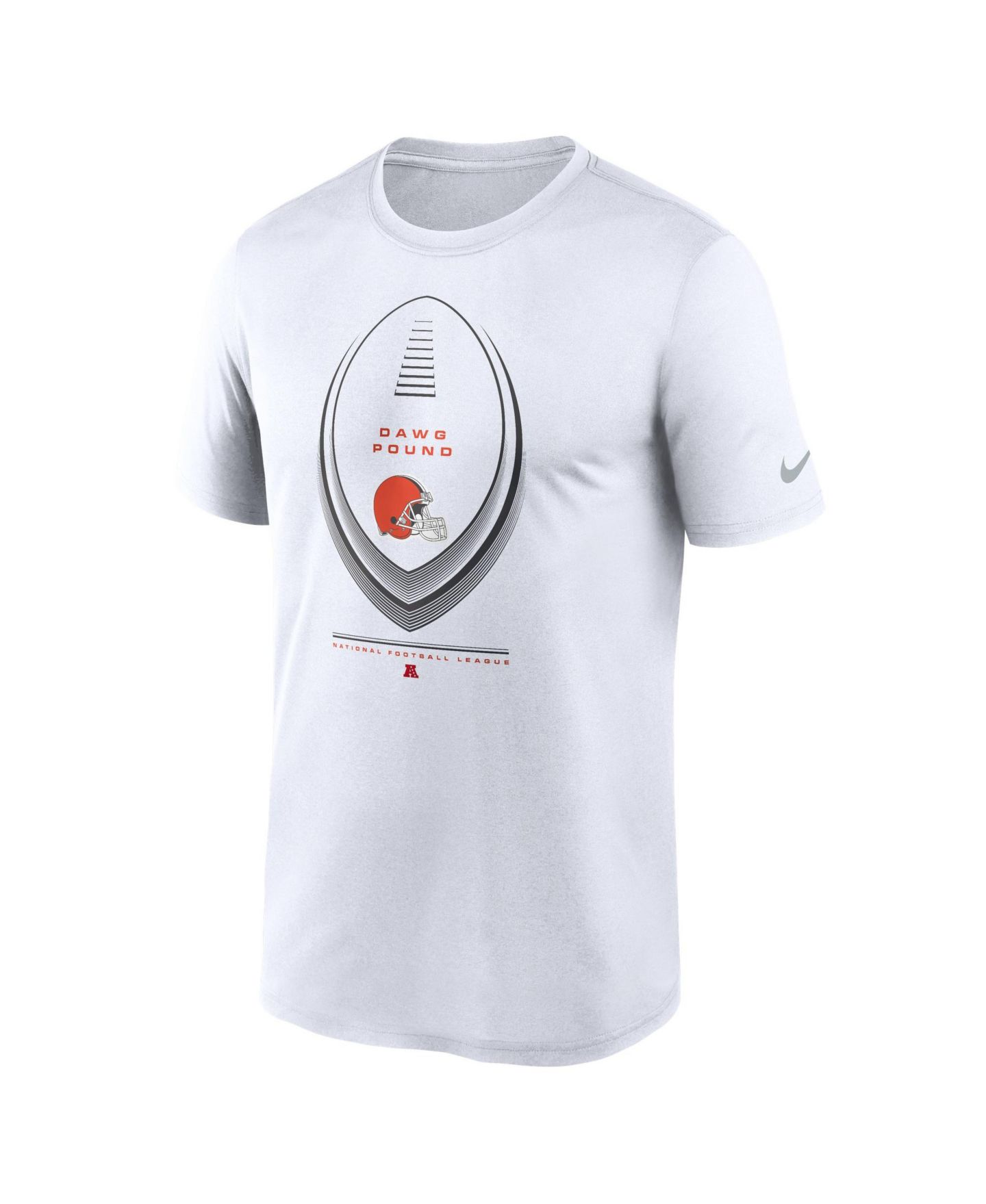 Мужская футболка Nike White Cleveland Browns Legend Icon Dri-FIT — фото 2