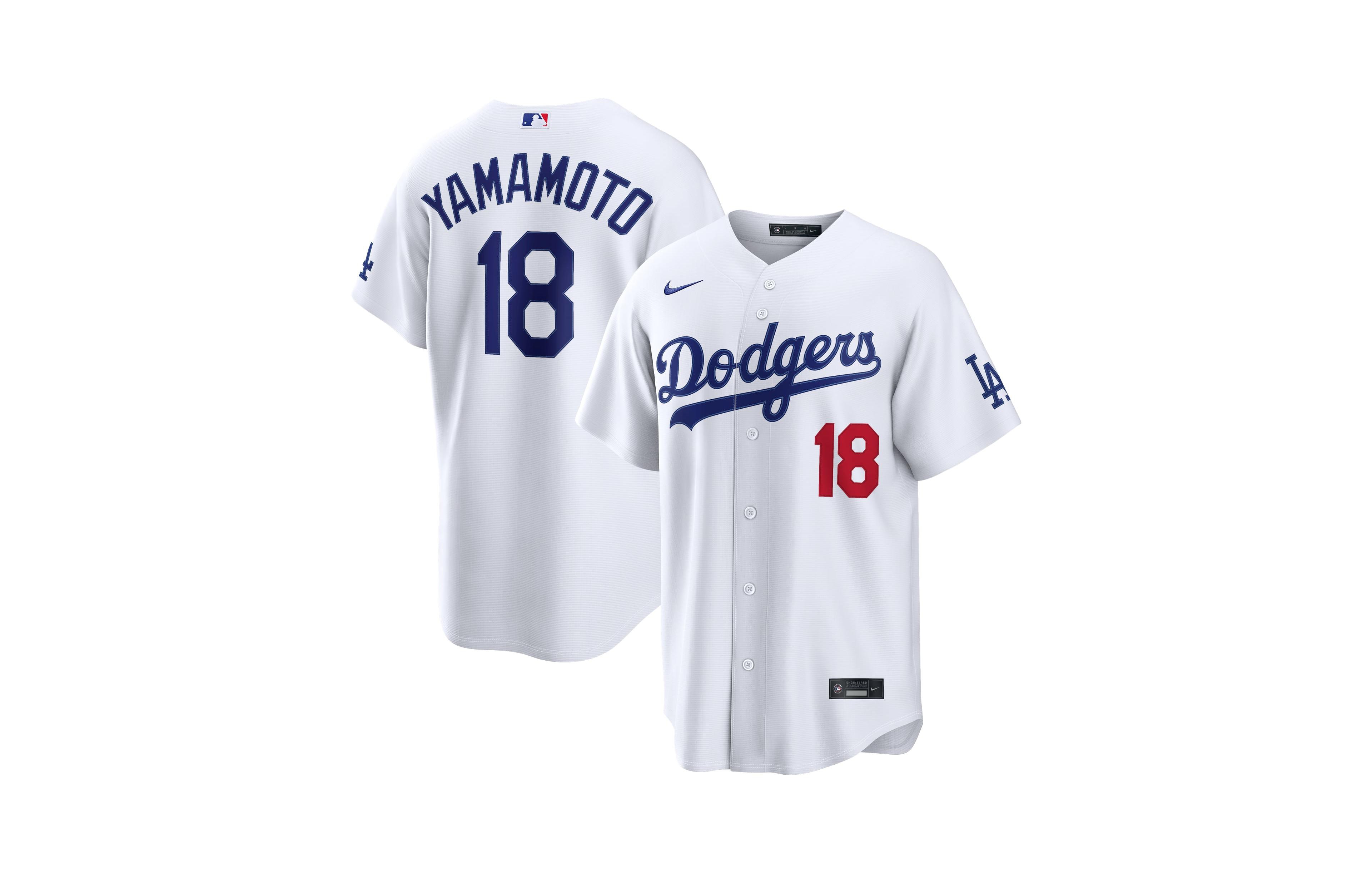 Nike Men's Los Angeles Dodgers Yoshinobu Yamamoto Home Jersey