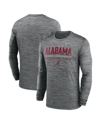 Men's Alabama Crimson Tide Sideline Velocity Screen-Print Graphics Long-Sleeve T-Shirt