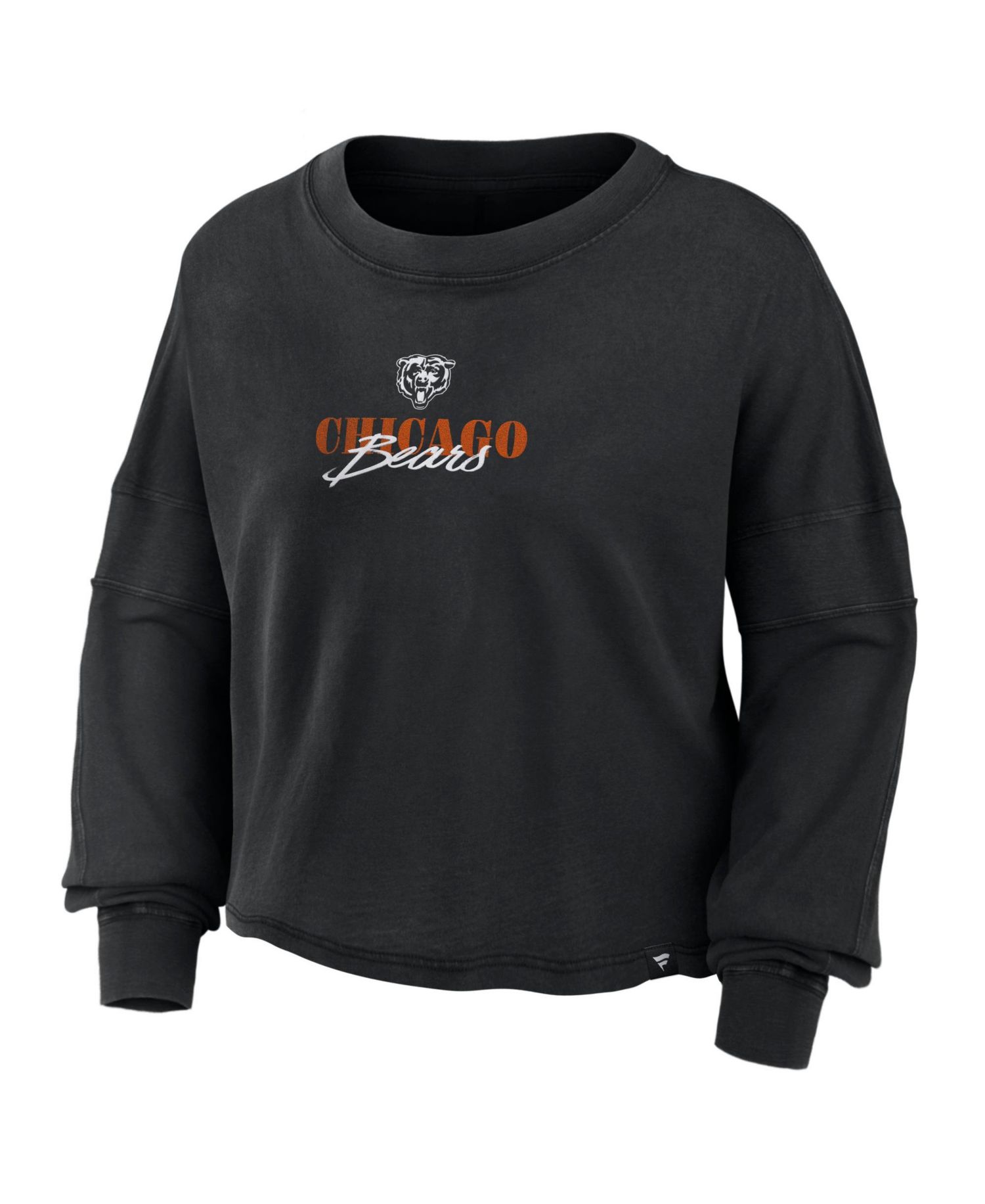 Women's Chicago Bears Chop Block Oversized Long Sleeve Top