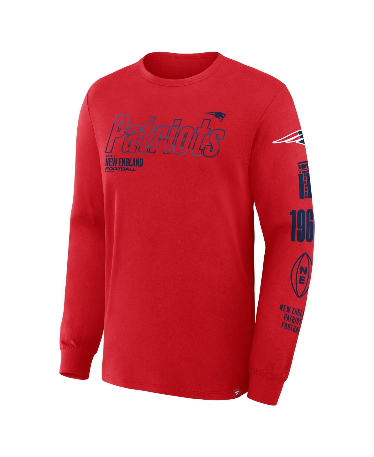 Fanatics Men's New England Patriots Legacy Crew-Neck Long-Sleeve T-Shirt