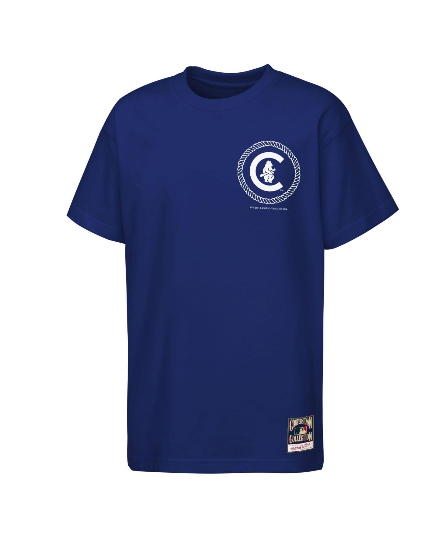 Детская футболка Mitchell & Ness Chicago Cubs Rodeo Rope Vintage-Inspired Crewneck — фото 2