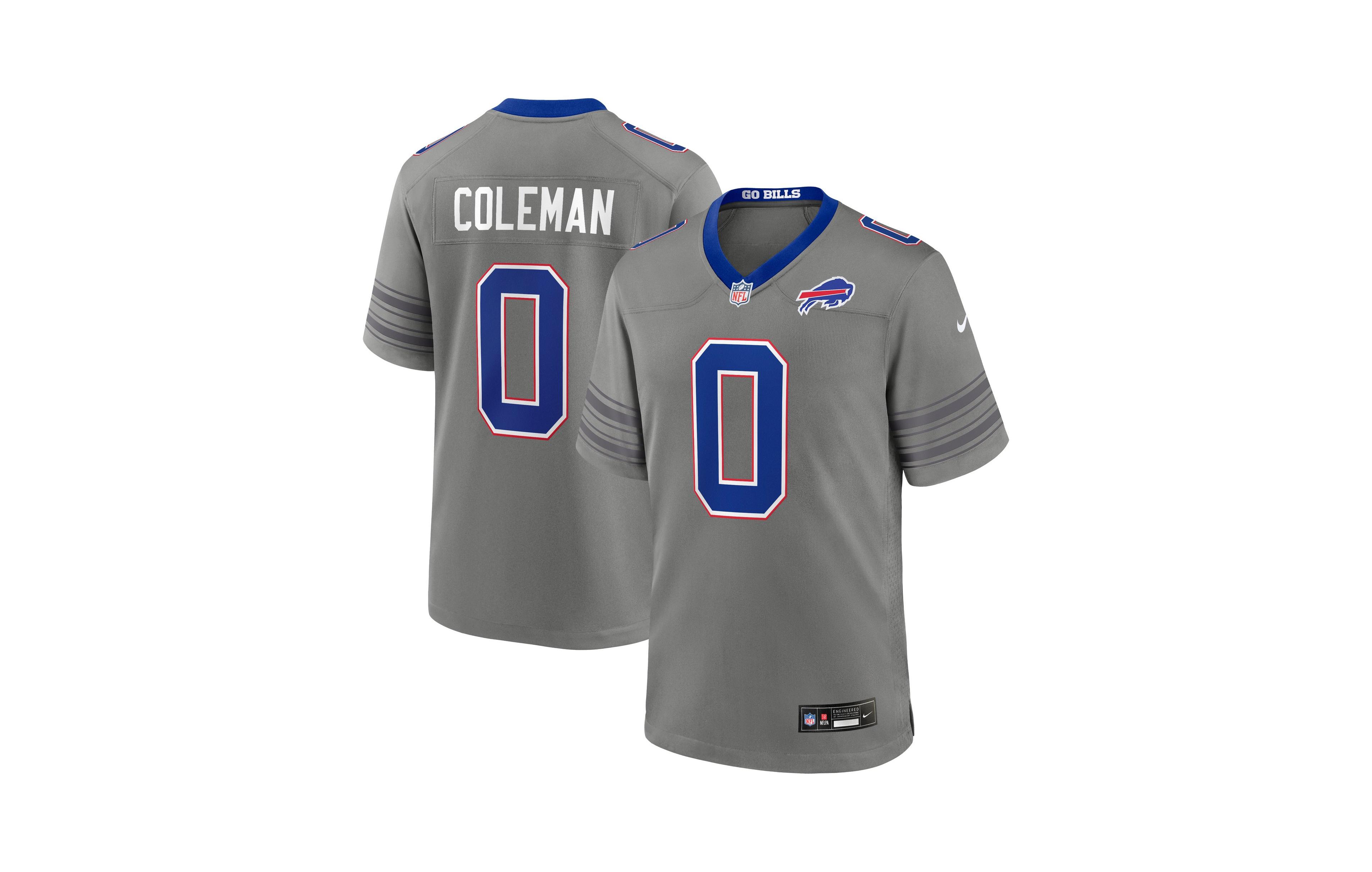 Nike Men's Buffalo Bills Keon Coleman V-Neck Relaxed-Fit Jersey