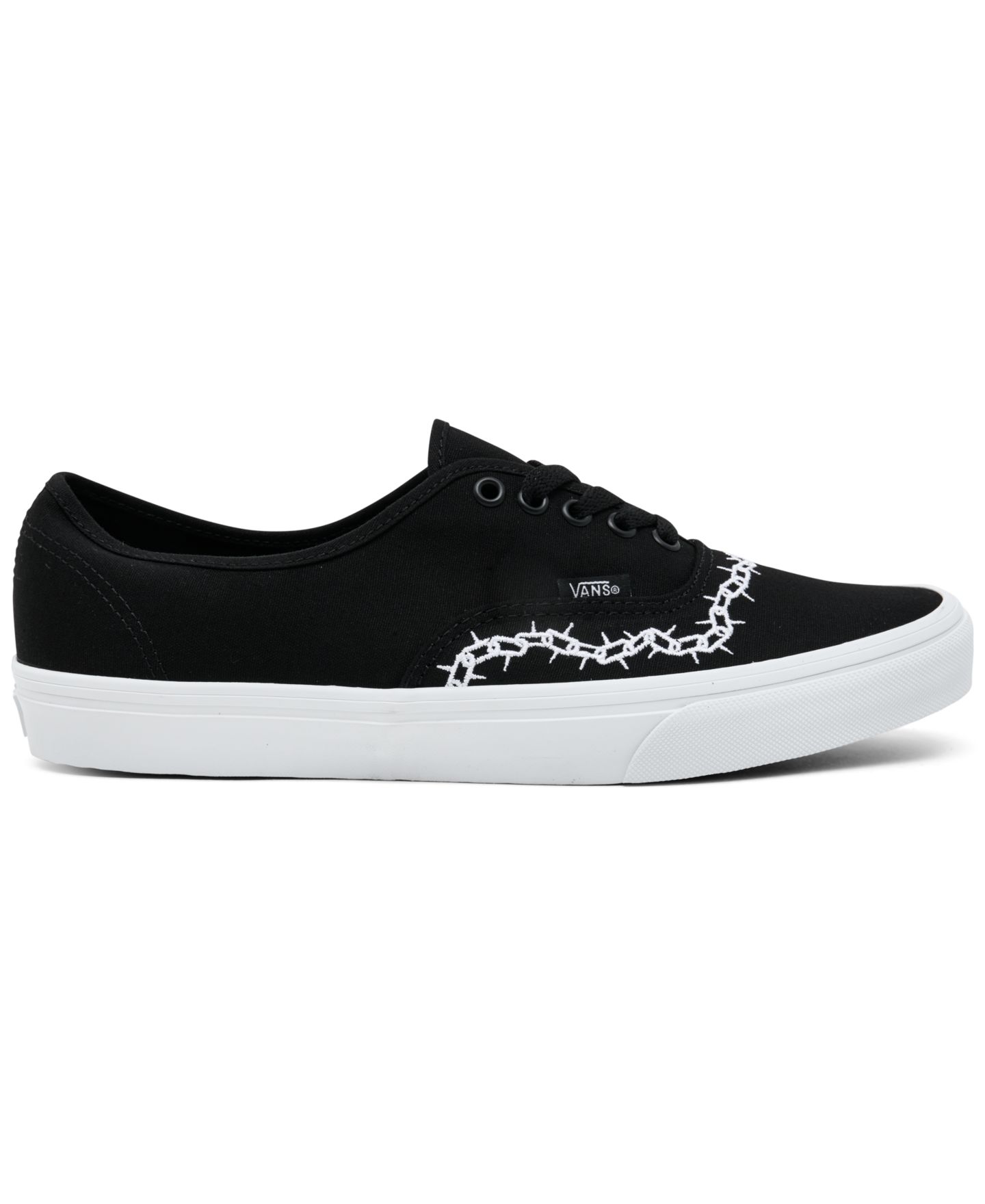 Мужские кроссовки Vans Authentic Lifestyle, цвет: Чёрный / Белый — фото 2