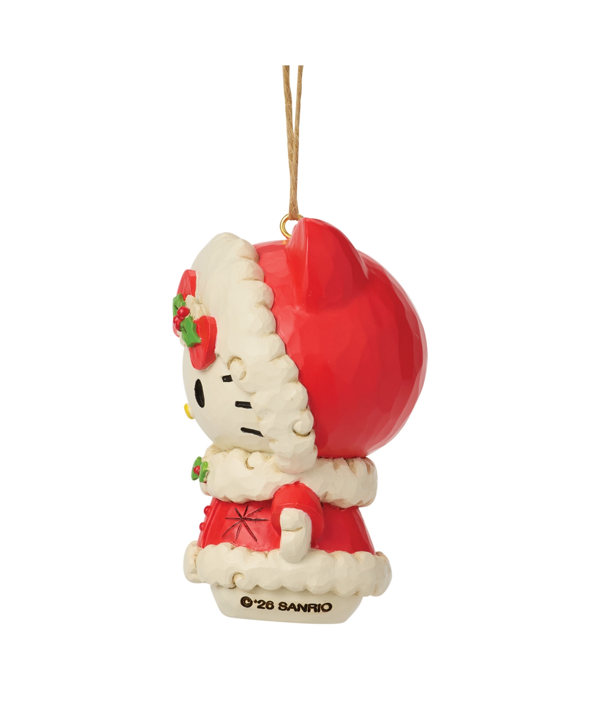 Jim Shore Hello Kitty 2026 Dated Hanging Ornament
