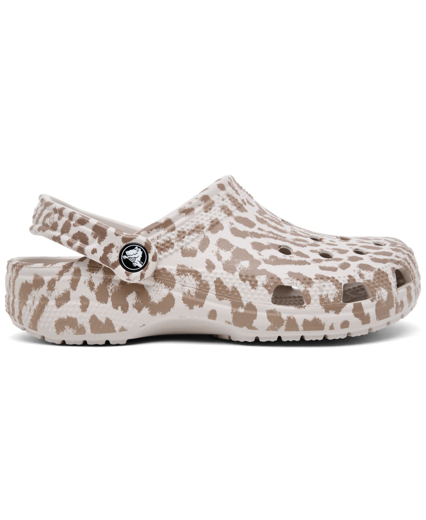 Женские сабо Crocs Classic Pop Animal, цвет: Тёмно-синий / Бордовый — фото 2