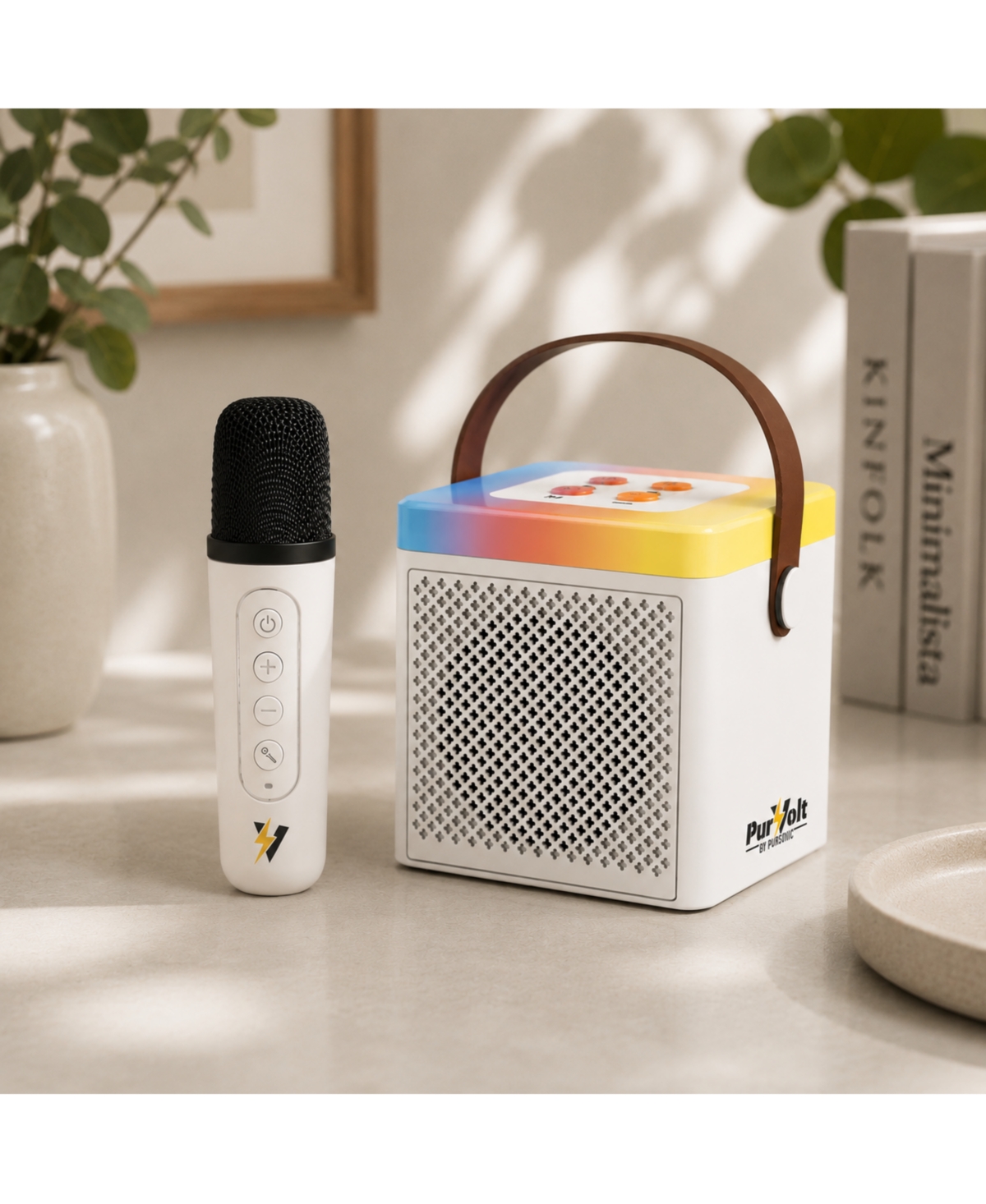 Pursonic PurVolt Portable Karaoke Set - Sing, Shine & Share the Fun Anywhere