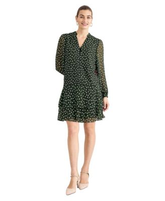 Women's Alma Tiered Ruffle Long-Sleeve Dress