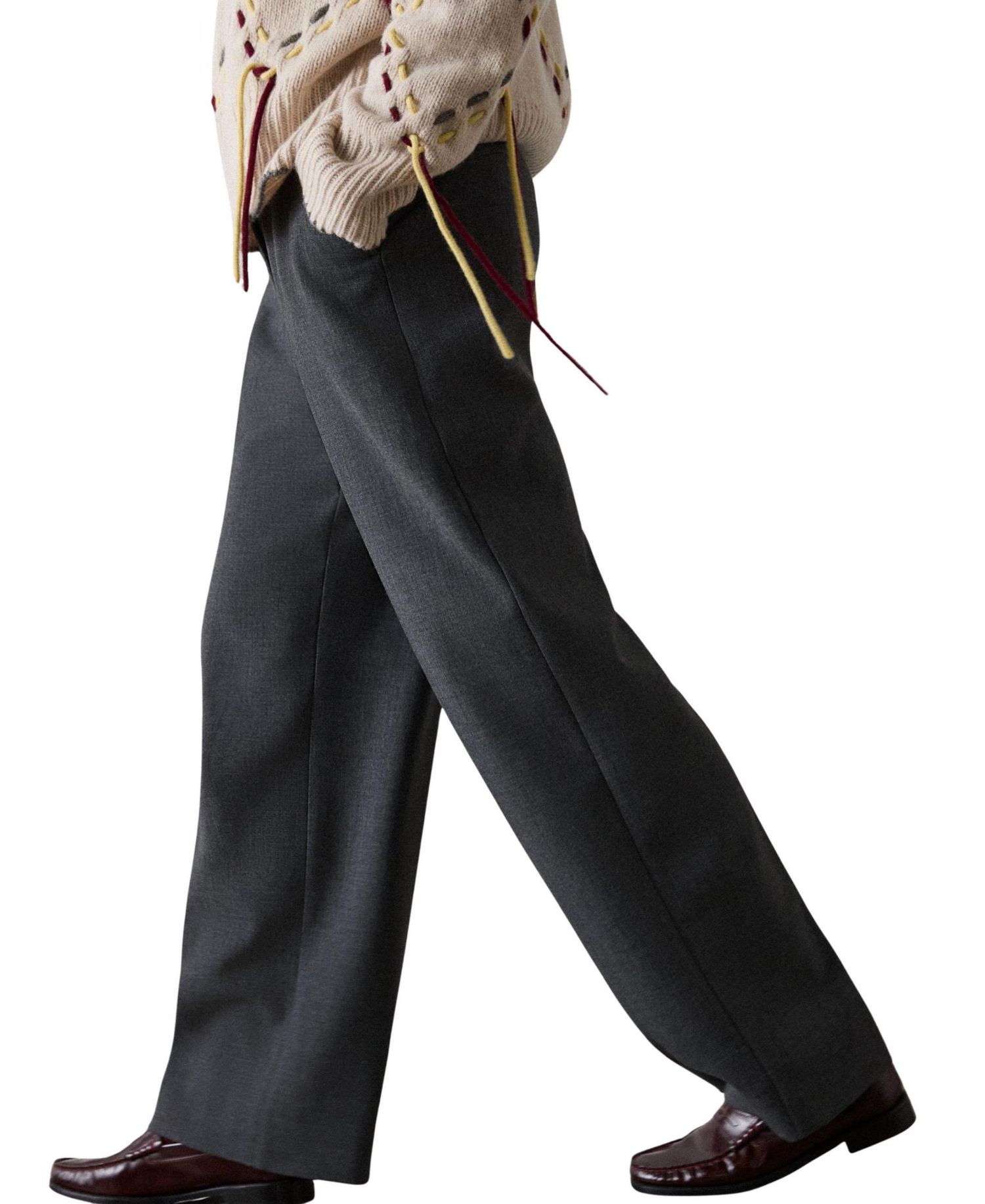 Women's High-Rise Straight-Leg Trouser