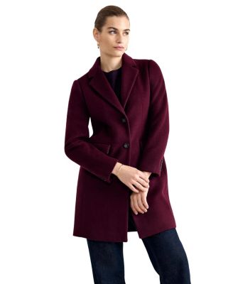 Women's Lydia Wool-Blend Mid-Length Lined Coat
