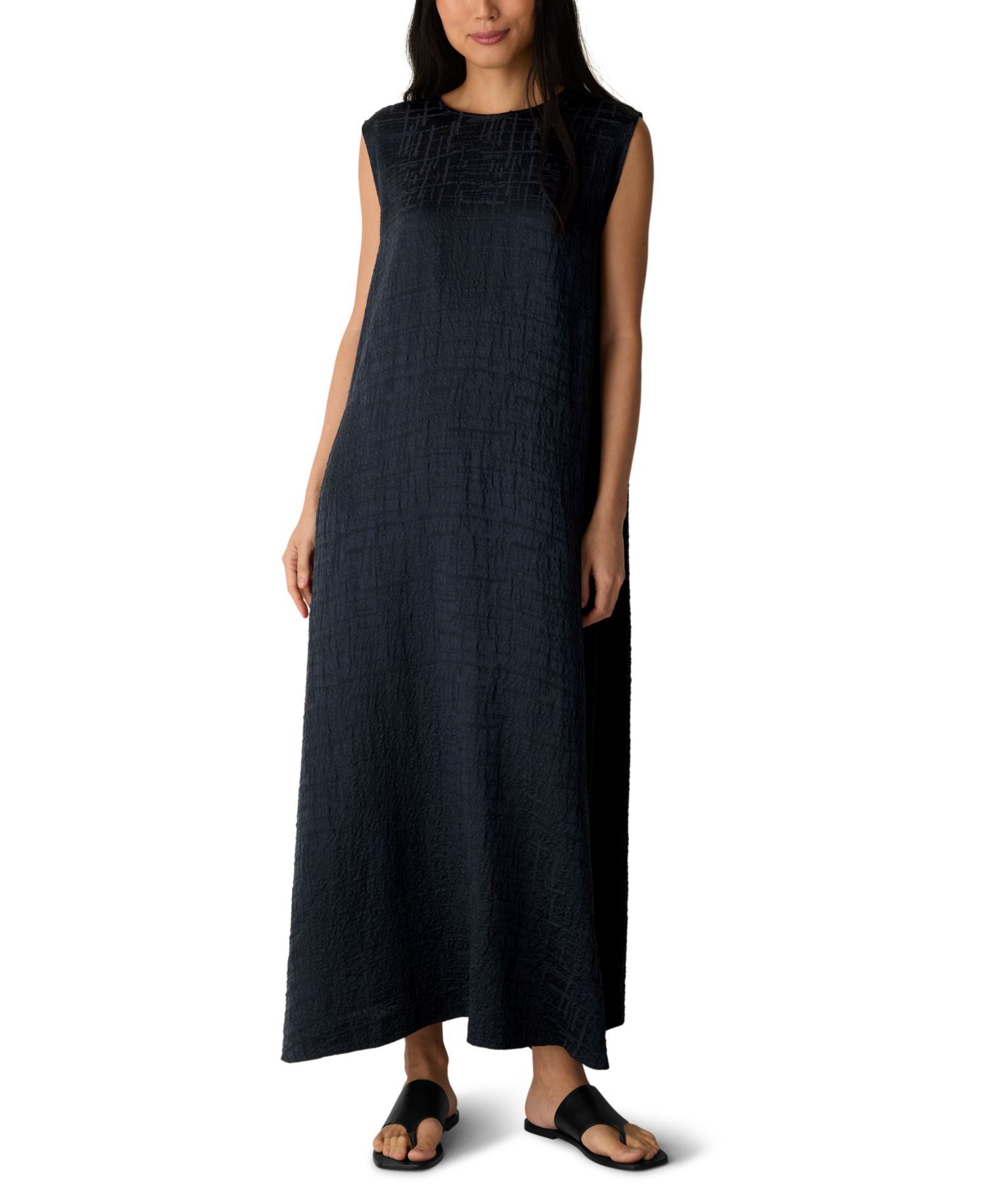 Women's Silk Sleeveless Maxi Dress