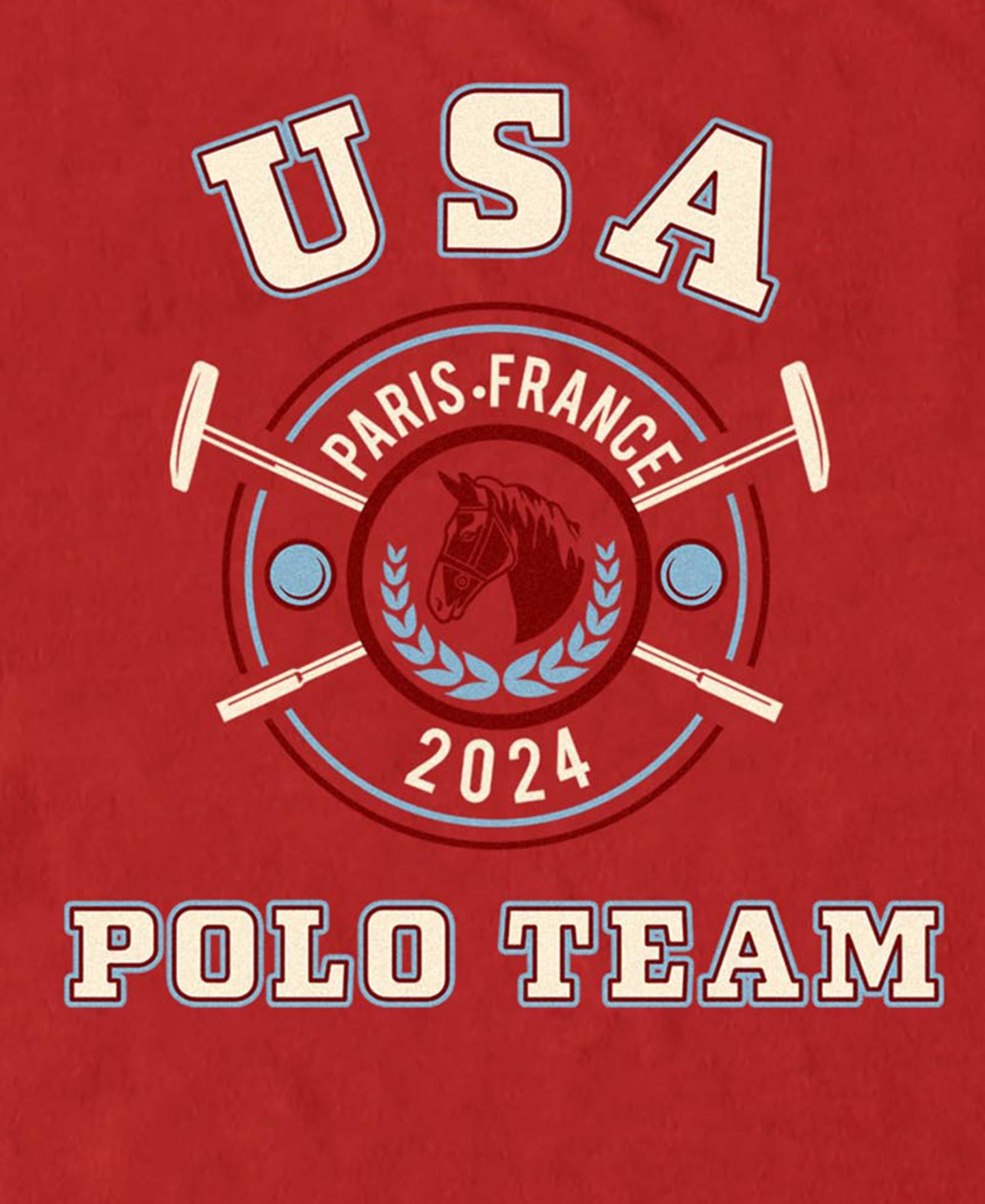 Мужская футболка Fifth Sun Polo France Retro Graphic, цвет: Красный — фото 3