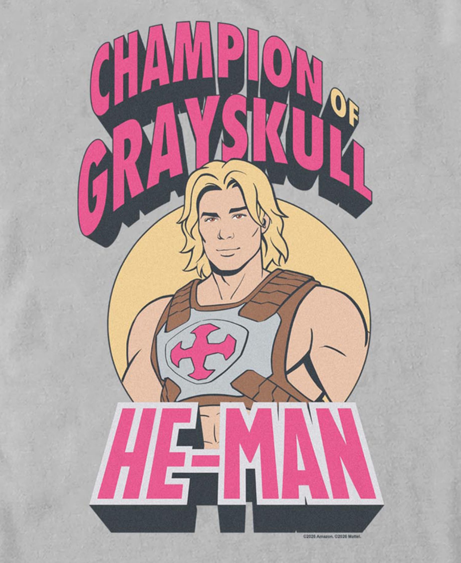 Men's Masters of the Universe He Champ Graphic Officially-Licensed T-Shirt
