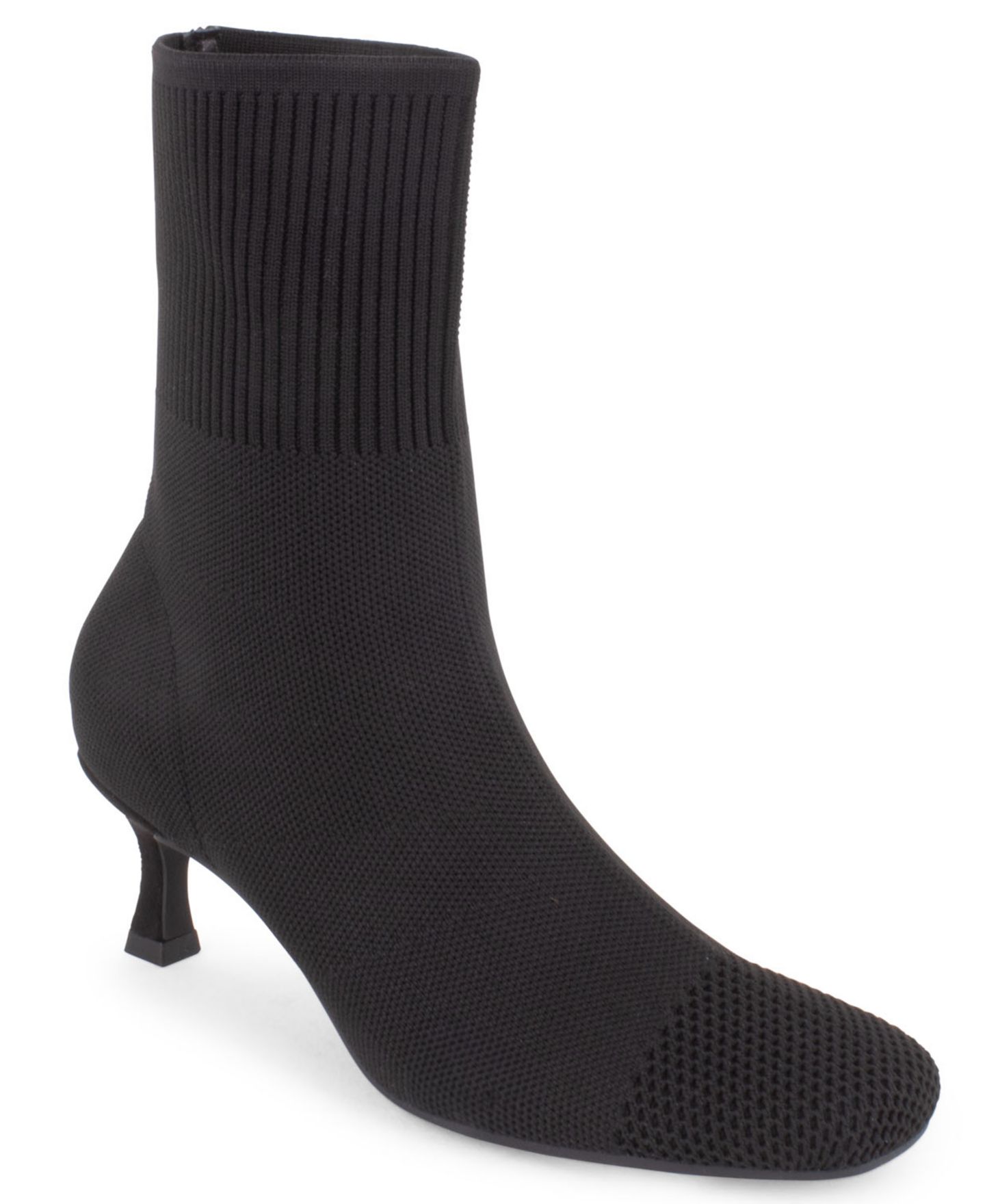 Женские ботинки Tahari Alyssum Knit Slip-On Booties, цвет: Чёрный — фото 1