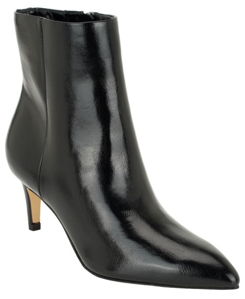 Женские ботинки Calvin Klein Georgina Pointed Toe Dress Booties, цвет: Чёрный