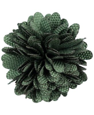 Checkerboard Laser-Cut Petal Snap-Pin Closure Flower Lapel Pin