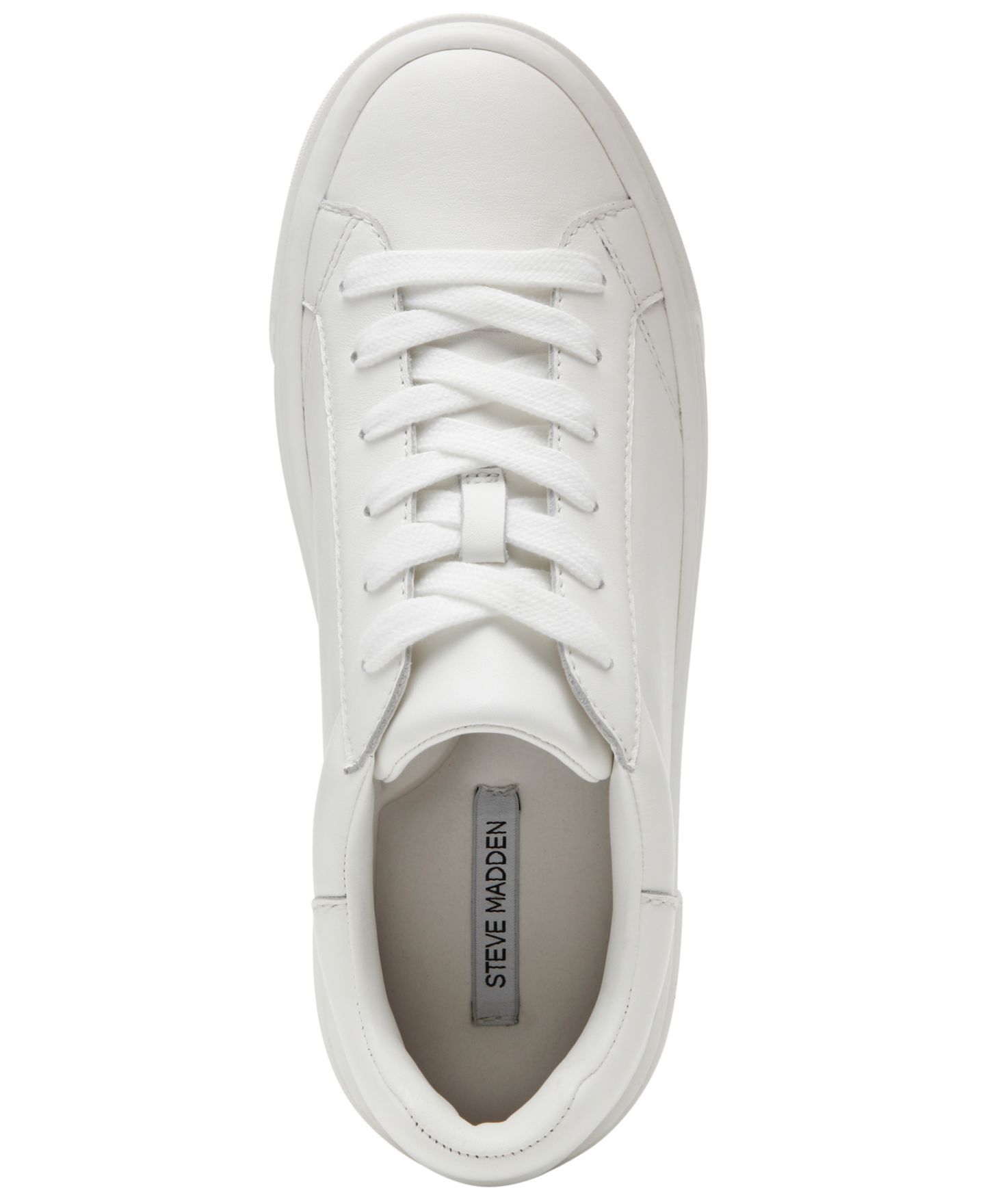 Женские кроссовки Steve Madden Holli Lace-Up Platform, цвет: Белый — фото 4