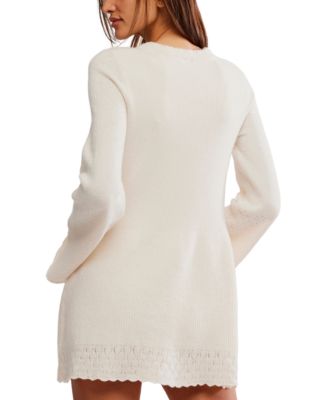 formal ivory a line sweater dress mid length Women's Ivory/Cream Clothing & Apparel Size:US 4P line silhouette features flaring gothic corset dress Oscar De La Renta
