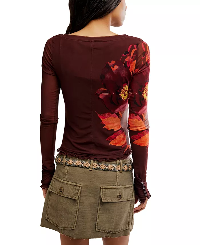 Women's Lilly Printed Long-Sleeve Top - thumbnail 9