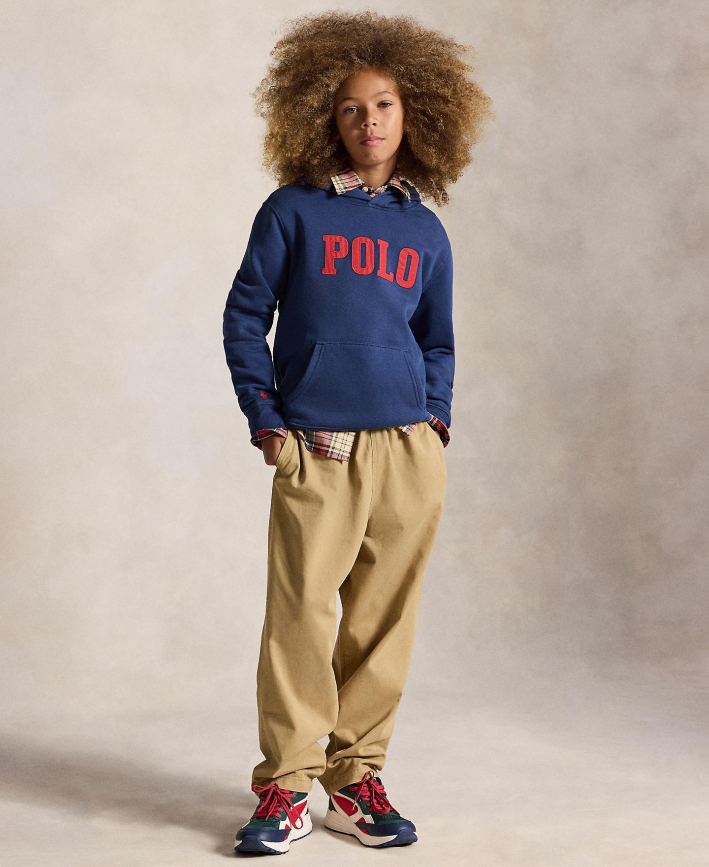 Худи Polo Ralph Lauren Logo Fleece для мальчиков, цвет: Тёмно-синий — фото 2