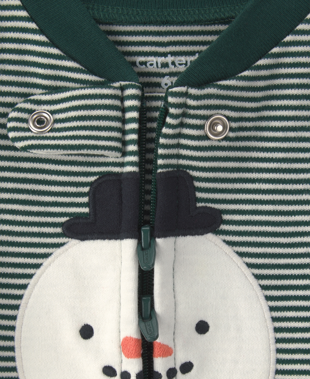 Carter's Baby Boys' and Girls' Snowman 2-Way Zip Sleep & Play Footed Pajamas