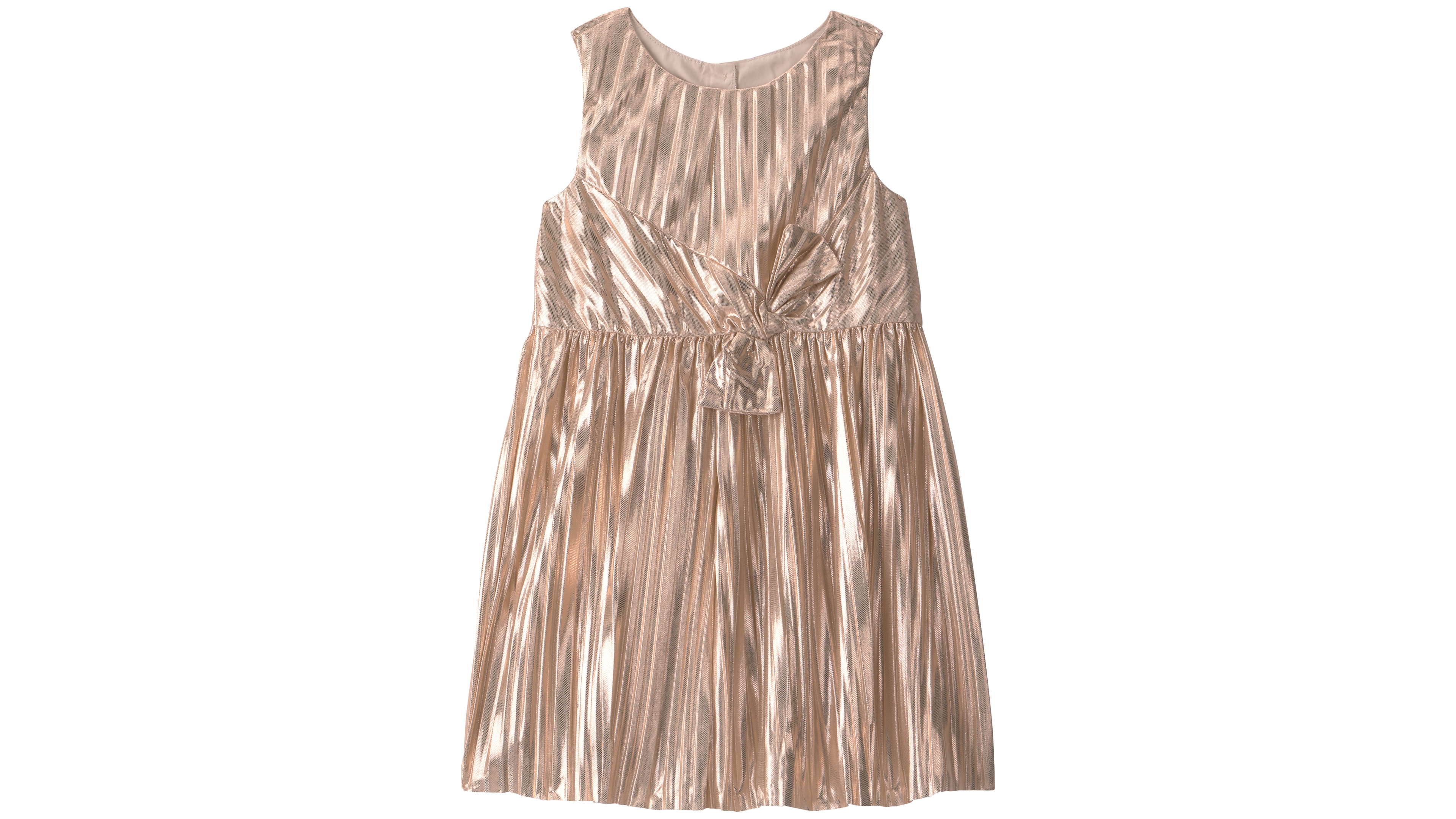 Carter's Toddler Girls' 2T-5T Metallic Crinkle Bow Dress