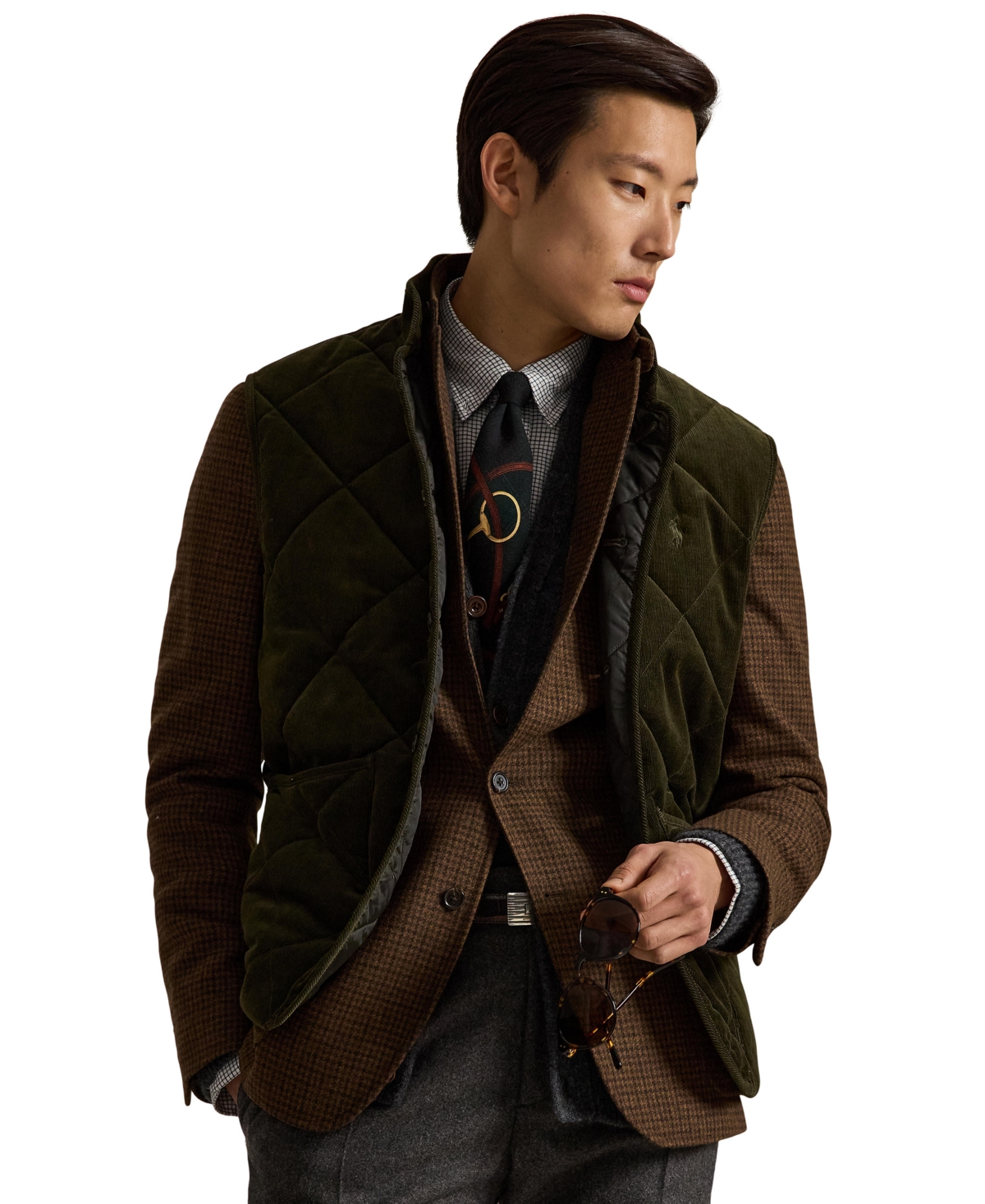 Polo Ralph Lauren Men's Hurston Quilted Corduroy Lined Vest