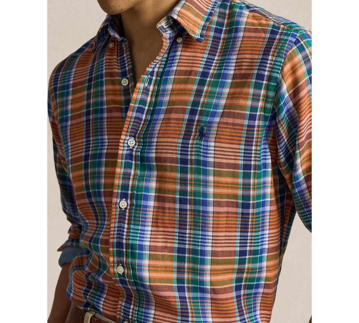 Polo Ralph Lauren Men's Classic-Fit Button-Down Plaid Shirt