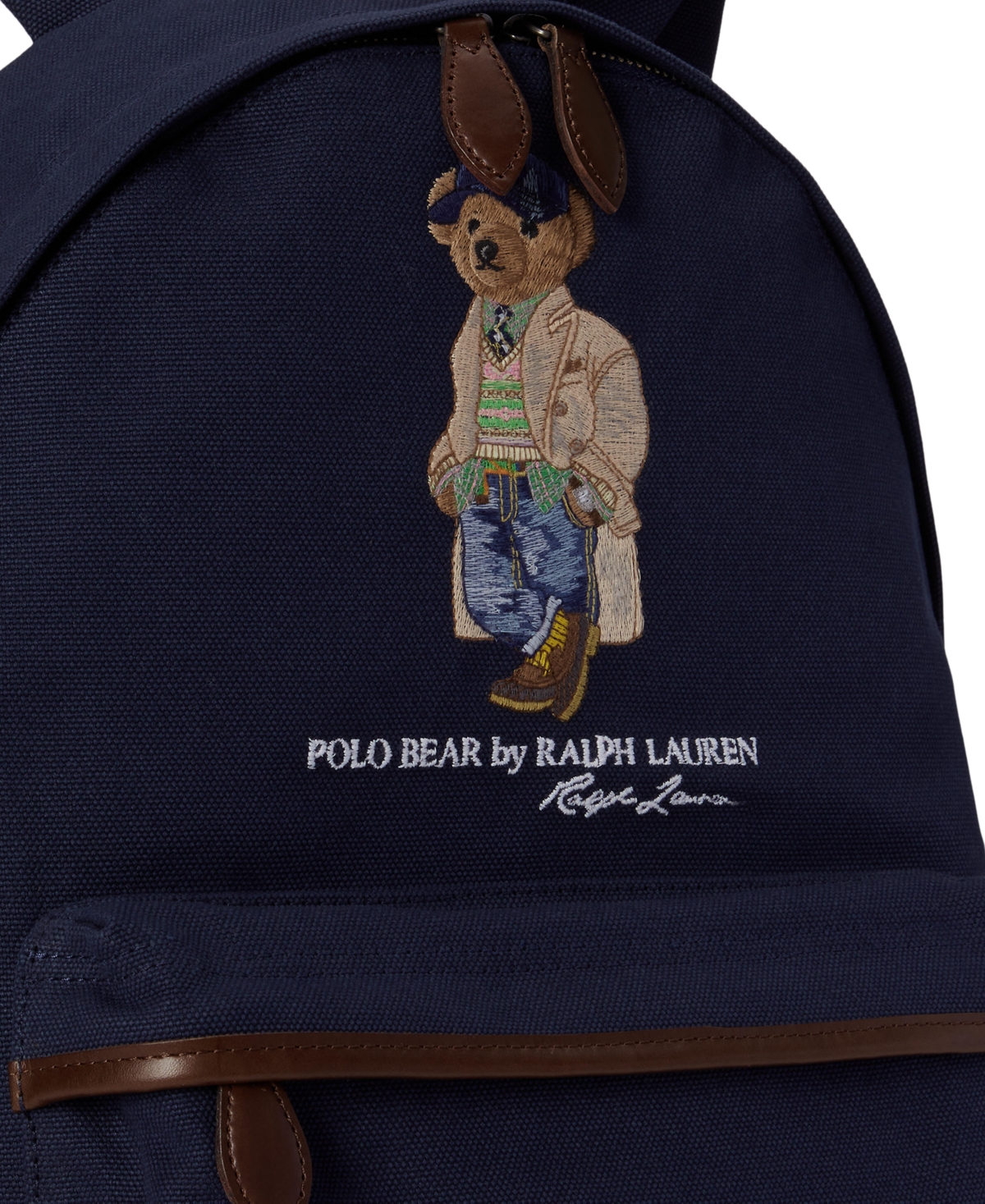 Polo Ralph Lauren Polo Bear Canvas Laptop-Compatible Backpack