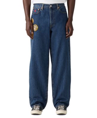 Men's 578 Baggy Star-Embroidery Jeans