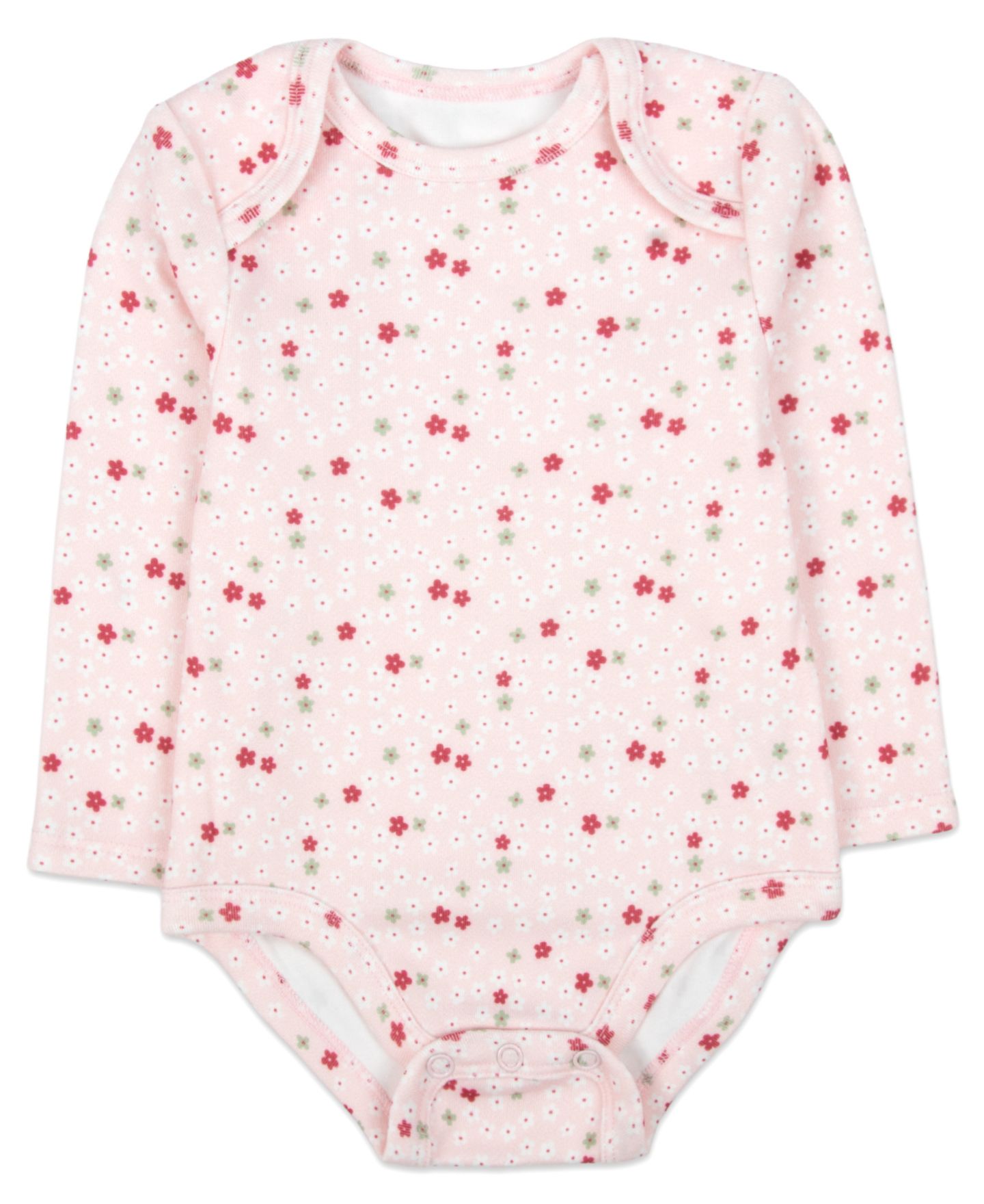 Детский набор Baby Essentials Daddy's Girl: три комплекты с длинным рукавом на кнопках, цвет: Розовый — фото 4