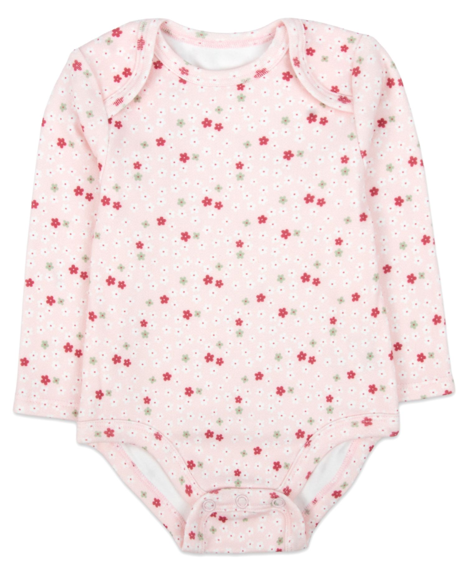 Baby Girls' Daddy's Girl Crewneck Snap-Closure Long-Sleeve Bodysuits, 3-Piece Set